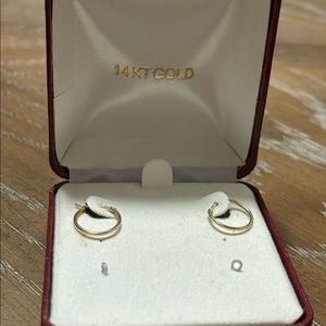 14 Karat Gold Hoop Earrings